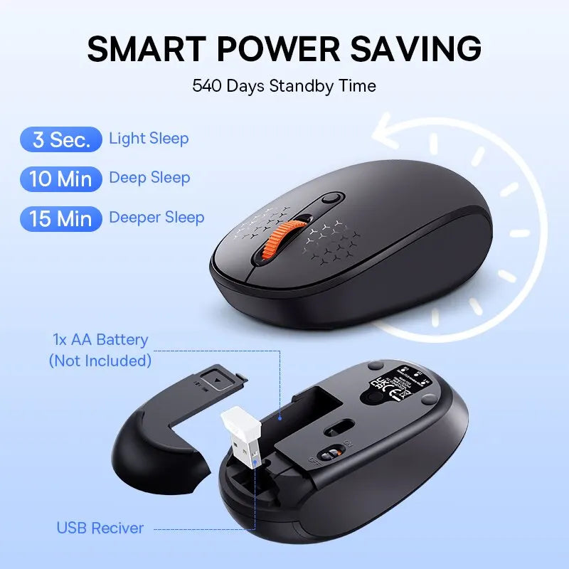Baseus F01B Silent Click Wireless Mouse