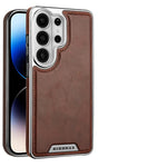 Luxury Business Magnetic Leather Protective Case for Samsung Galaxy S26 Series