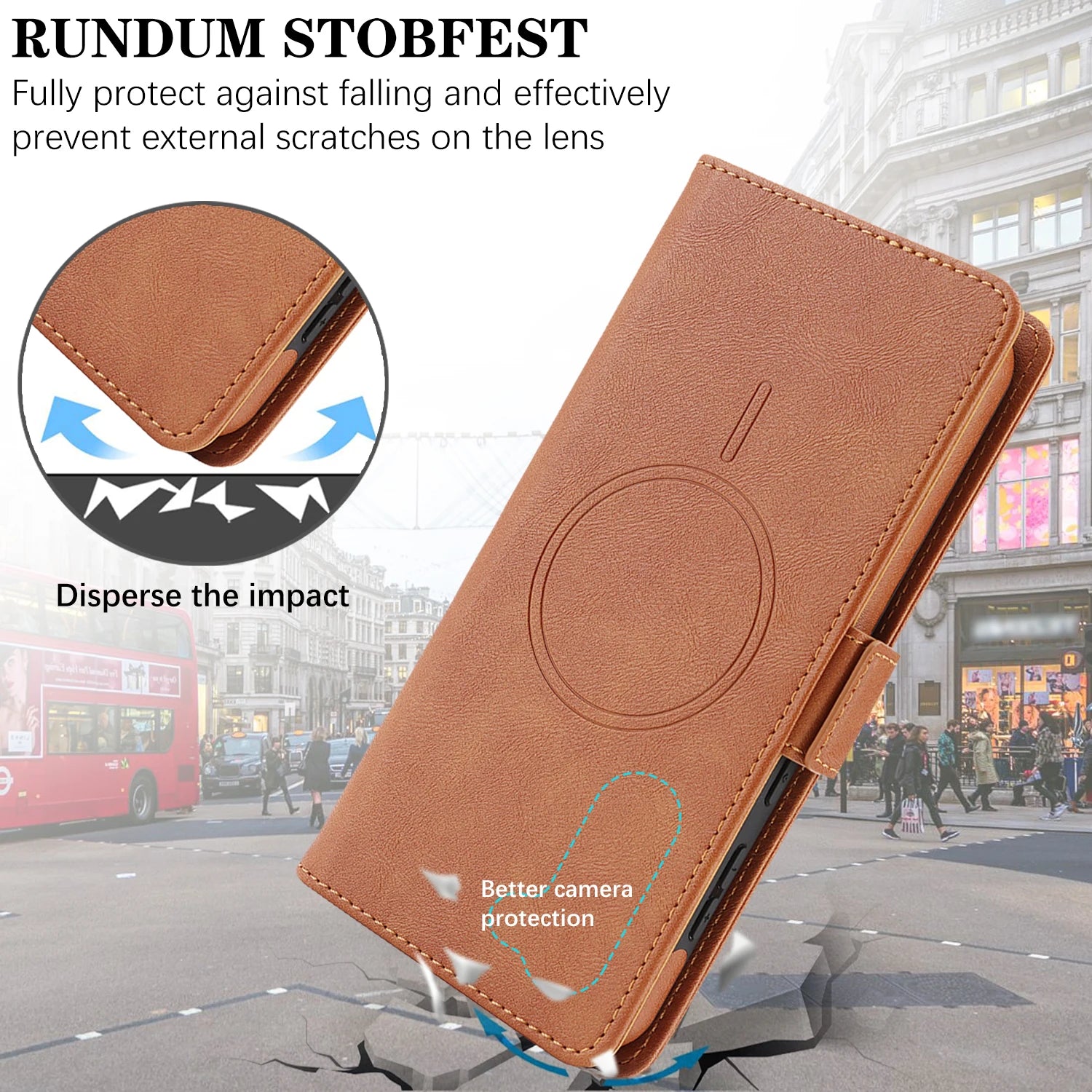 Leather 2-in-1 Detachable Flip Wallet Case with Magnetic Attachment for Samsung Galaxy S22 Ultra