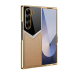 Samsung Galaxy Z Fold 6 Luxury PC Case with Electroplated Finish