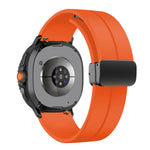 Silicone Magnetic Buckle Strap for Samsung Galaxy Watch 8 /  Galaxy Watch 8 Classic