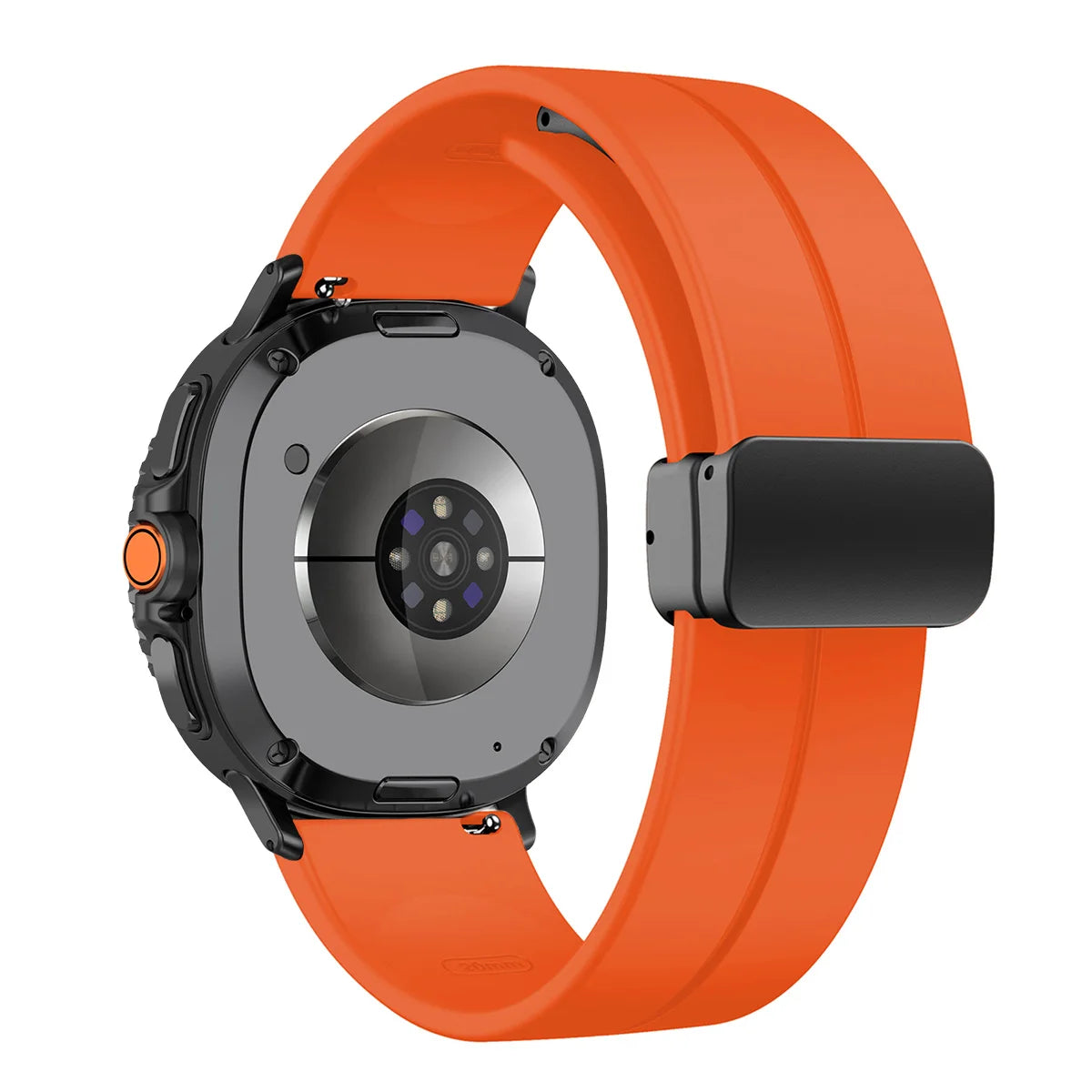 Silicone Magnetic Buckle Strap for Samsung Galaxy Watch 8 /  Galaxy Watch 8 Classic