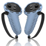 Silicone Touch Controller Grip with Adjustable Anti-Throw Strap for Meta Quest 3 / 3S
