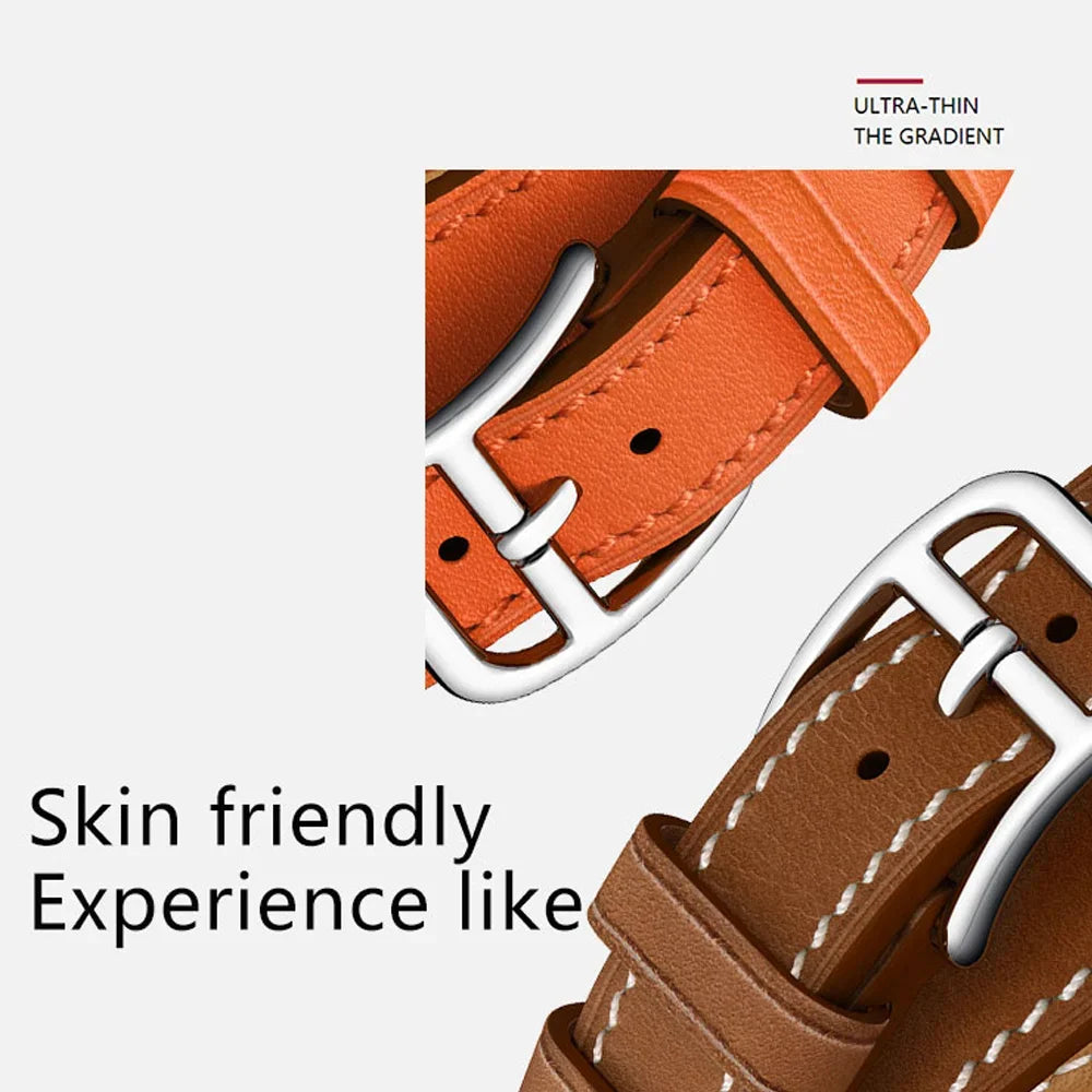 Leather Strap Bracelet for Apple Watch