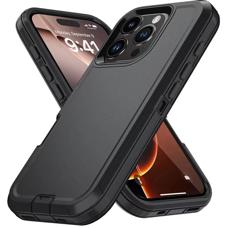 Armor Shockproof Defender Case for iPhone 16 Series