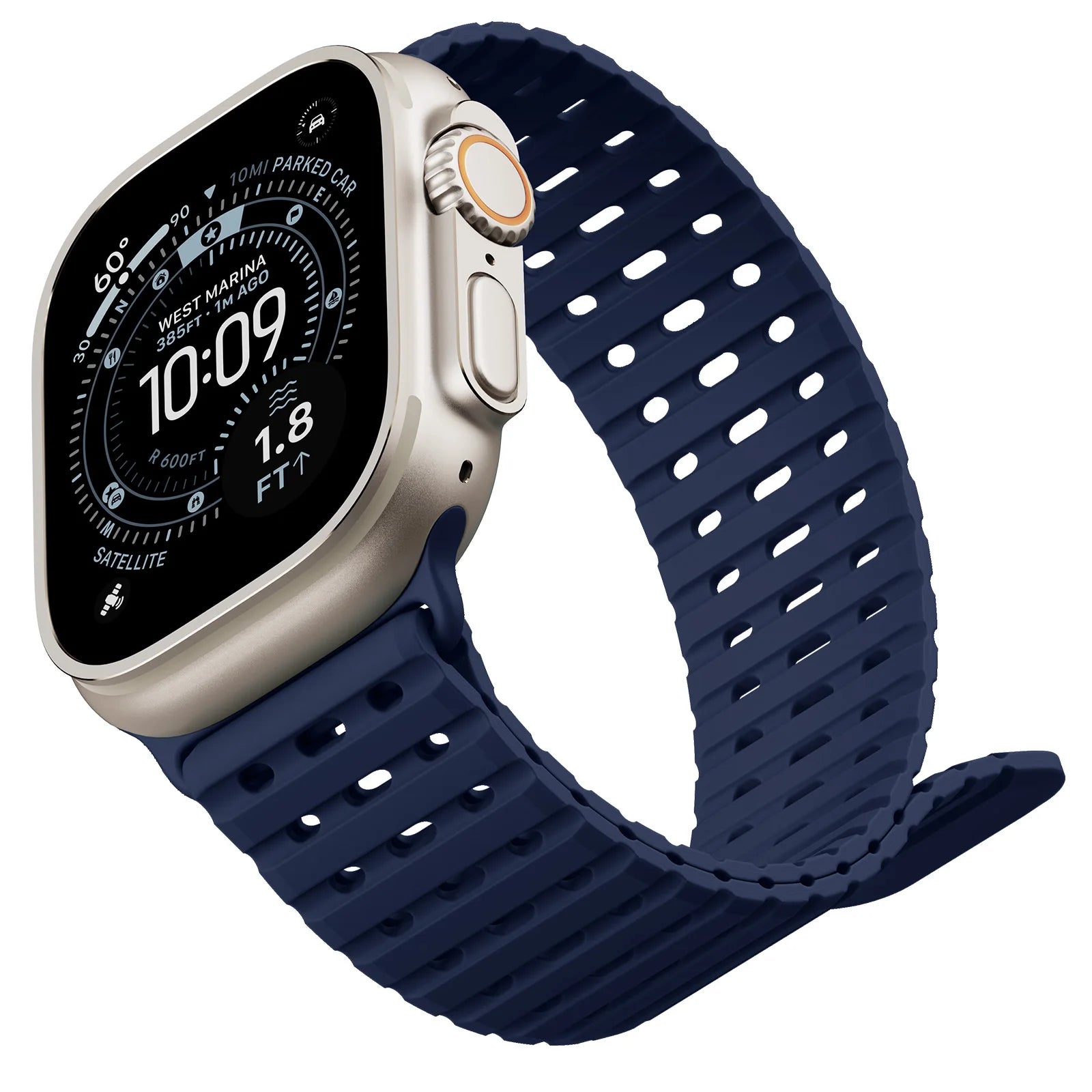 Lightweight Breathable Silicone Strap for Apple Watch