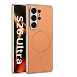 Premium Leather Magnetic Case for Samsung Galaxy S26 Ultra