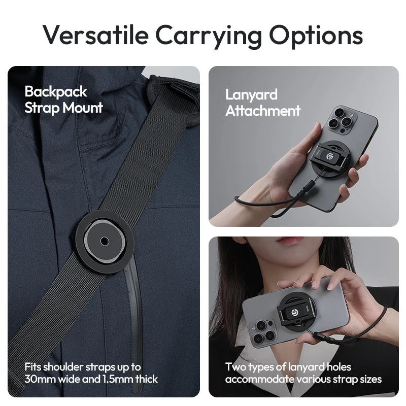 Ulanzi MA50 Magnetic Phone Mount with Uka QR Plate