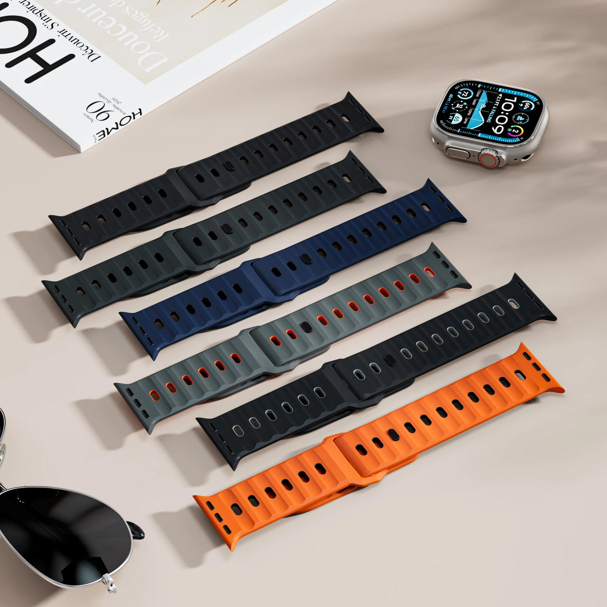 Premium Sport Silicone Strap for Apple Watch