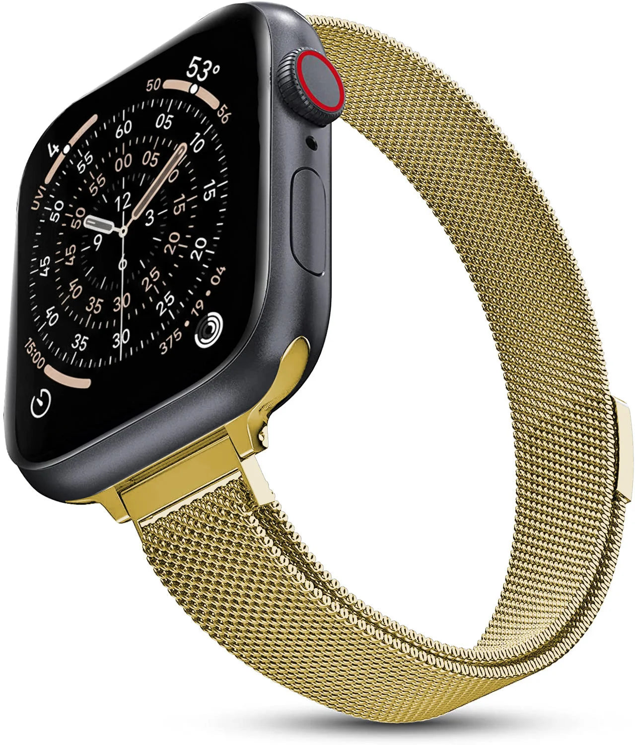 Elegant Slim Magnetic Milanese Loop Strap for Apple Watch