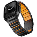 Metal Link Band with Magnetic Quick-Release for Apple Watch