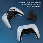 Racing Game Steering Wheel Attachment for PlayStation 5 Controller