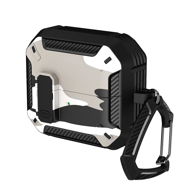 Camouflage Design Shockproof TPU Case for Samsung Galaxy Buds 3 & Buds 3 Pro