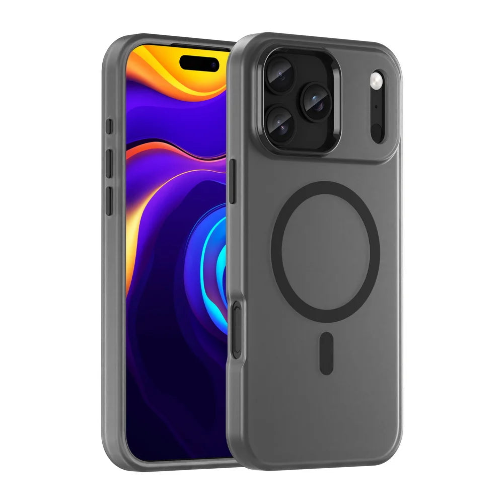 Luxury Shockproof Matte Bumper MagSafe Case for iPhone 17 Series