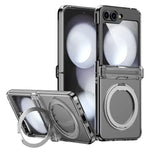 Full-Body Hard Magnetic Case with 360°Ring for Samsung Galaxy Z Flip 6
