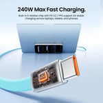 Vention 240W Magnetic Self-Coiling USB-C Cable