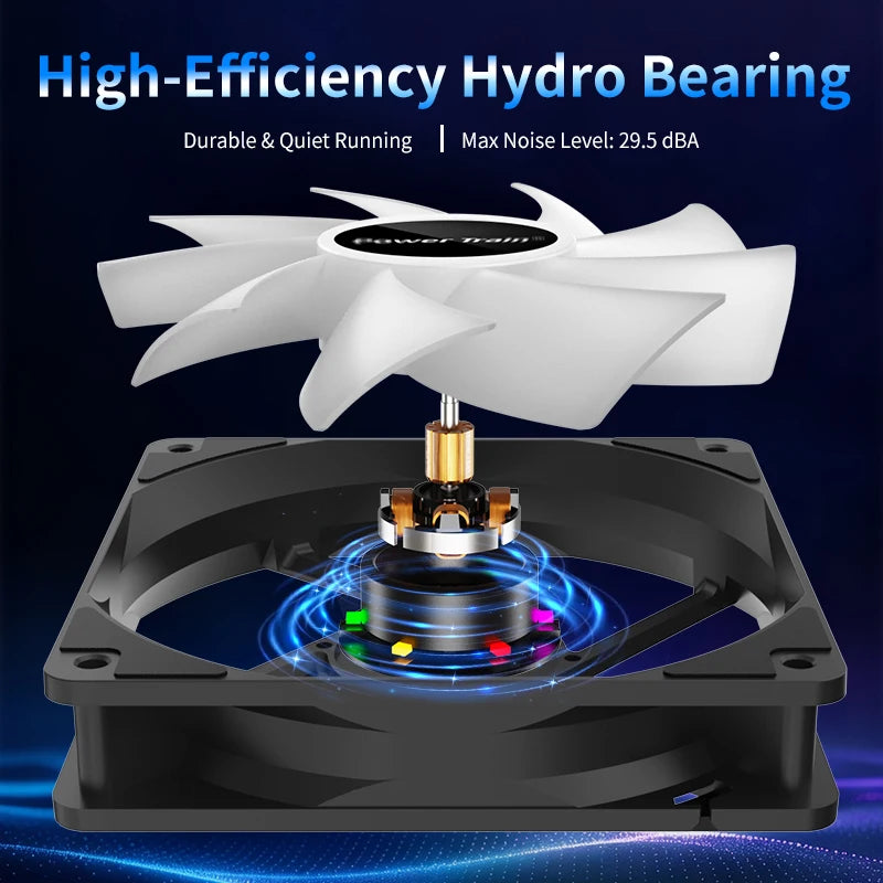 Power Train DL400T PRO V2 4 Heat Pipe CPU Cooler