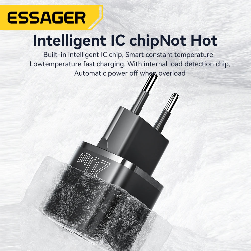 Essager 20W GaN USB Type C Charger