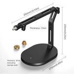 Adjustable Two-Stage Boom Arm Microphone Stand
