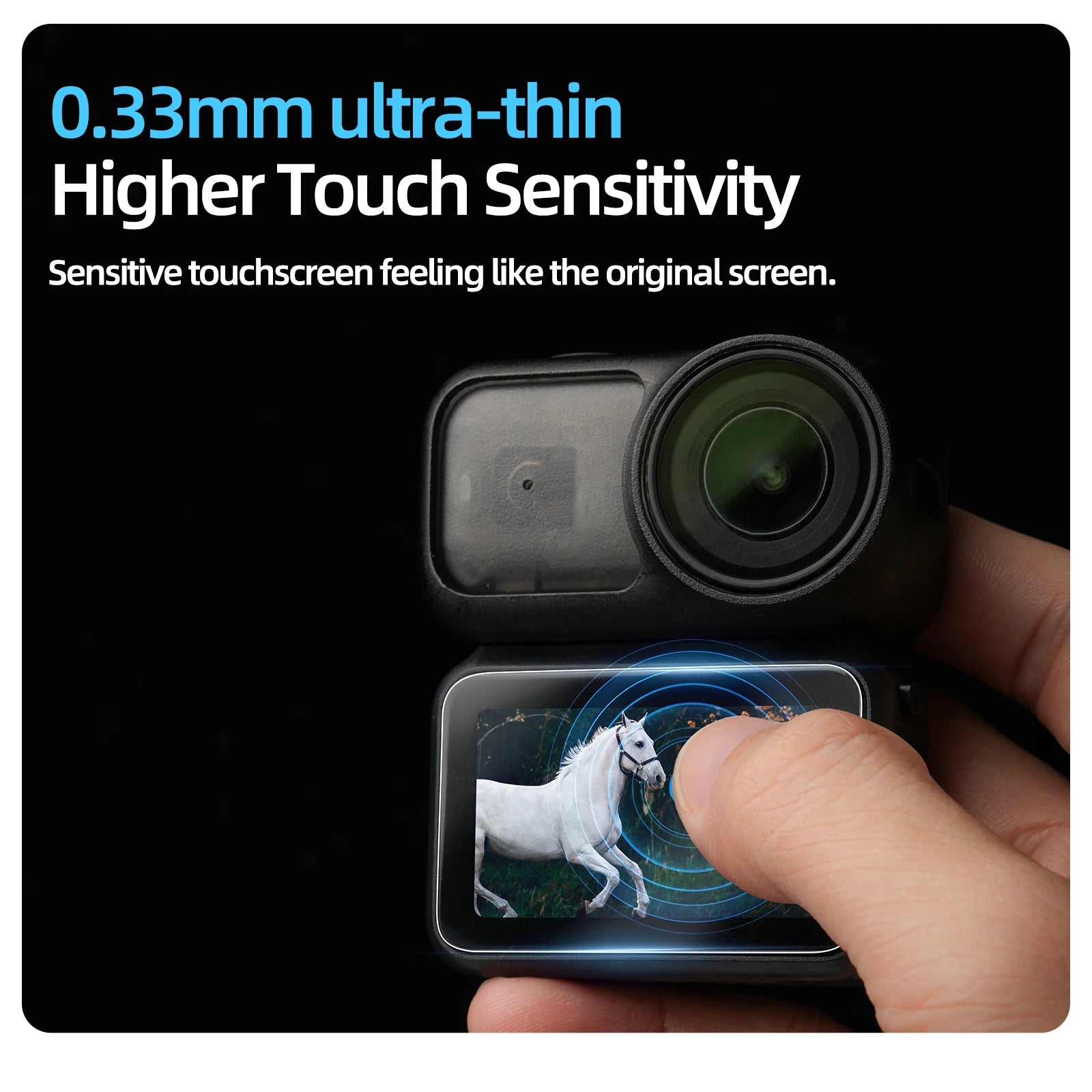 High-Quality Tempered Glass Protector for DJI Osmo Nano Display and Lens