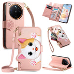 Detachable Crossbody Leather Wallet Case for OPPO Find X9 Series