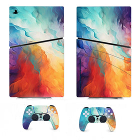 PlayStation 5 Slim Vinyl Skin With Controller Wraps