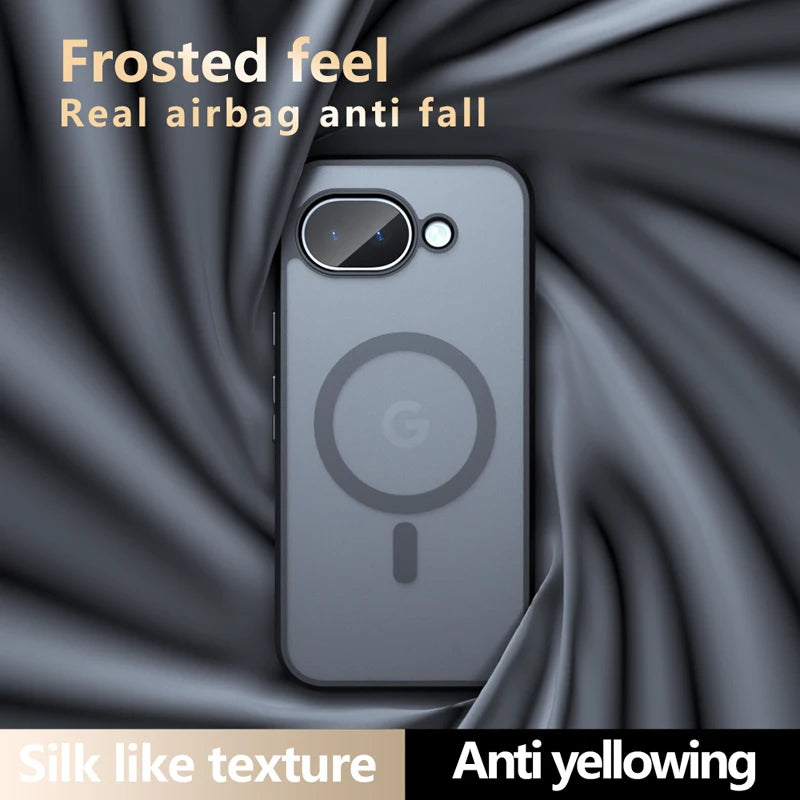 Google Pixel 10a Frosted Skin Feel Protective Magnetic Case