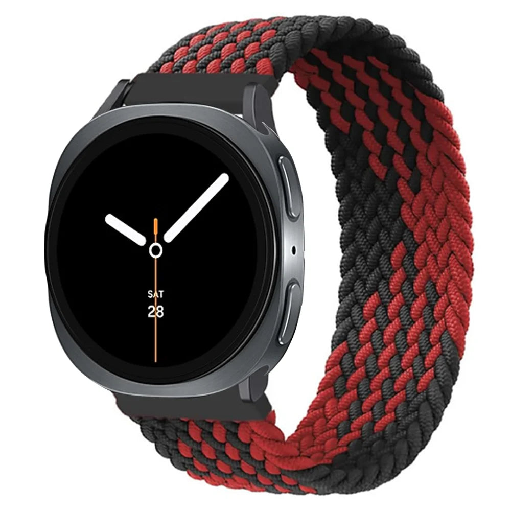 Braided Solo Loop Elastic Band for Samsung Galaxy Watch 8 / Galaxy Watch 8 Classic