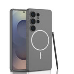 Ultra-Thin Magnetic Metallic Leather Case for Samsung Galaxy S25 Ultra