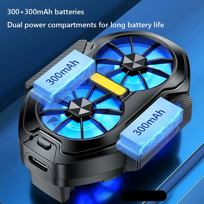 Universal Dual-Fan Phone Cooler