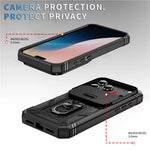 Heavy-Duty Military Armor Case with Sliding Camera Protection for iPhone 17 Series