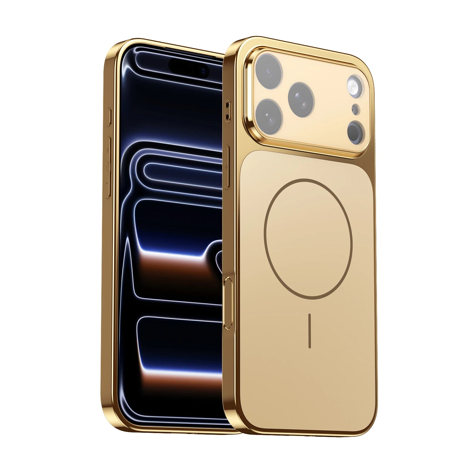 Business-Style Solid Color MagSafe Case for iPhone 17 Series