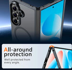 Matte Translucent Magnetic Case with Raised Camera Ring for Samsung Galaxy Z Fold 7