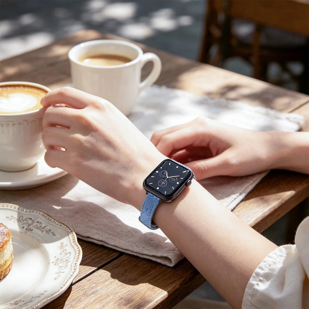 Slim Leather Strap for Apple Watch