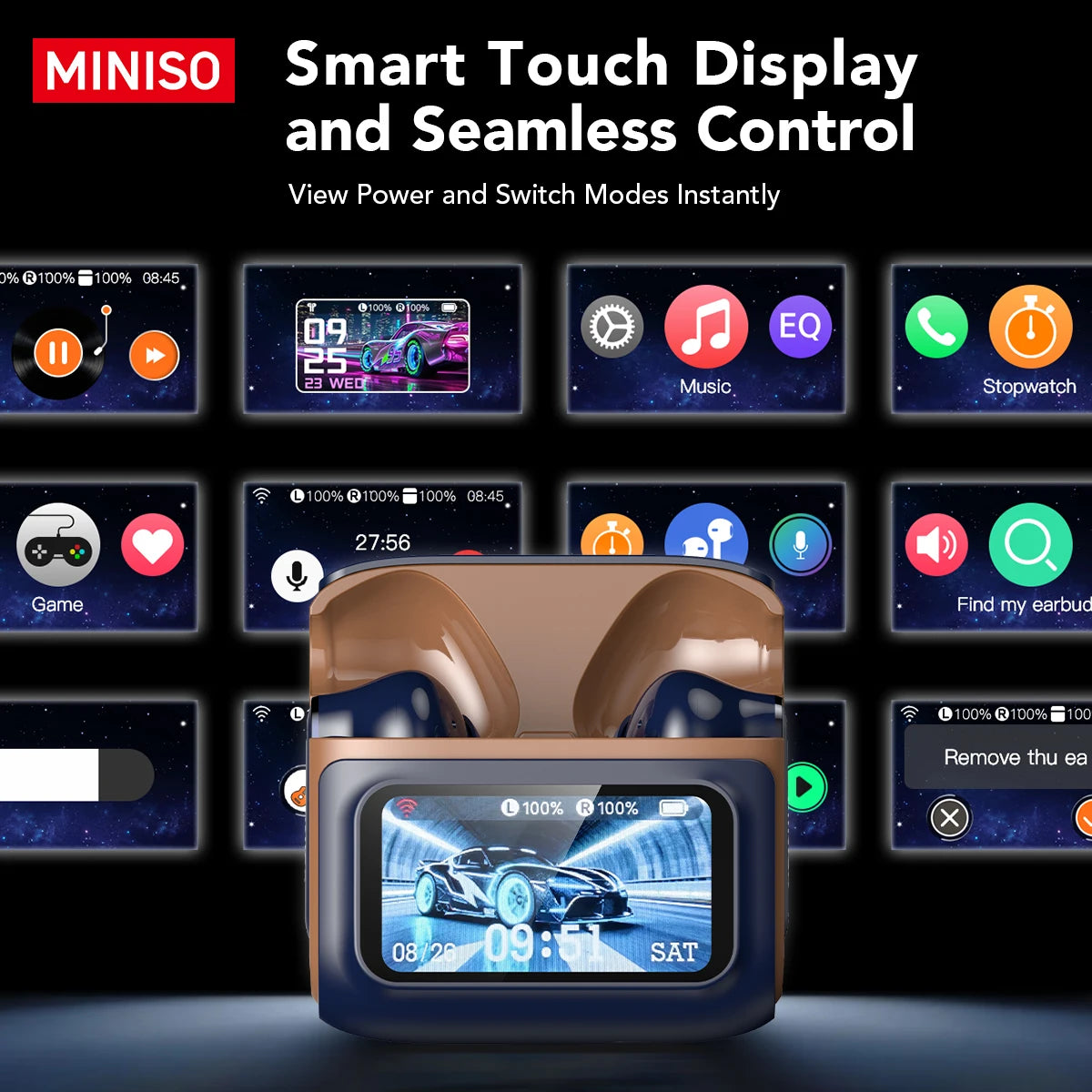 MINISO MS128 Adaptive Noise Cancellation Earbuds
