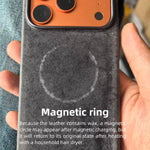 Premium Scars Pull-Up Leather MagSafe Case for iPhone 17 Series