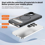 Professional Shockproof Plaid Magnetic Case for Samsung Galaxy S26 Series