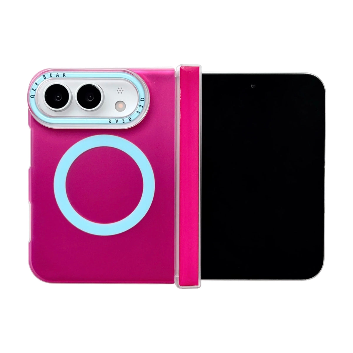 Slim Shockproof MagSafe Case with Color-Blocking Design for iPhone Duo