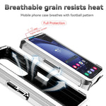 360° Protection Slide Camera Lens Armor Case with Ring Holder for Samsung Galaxy Z Fold 6