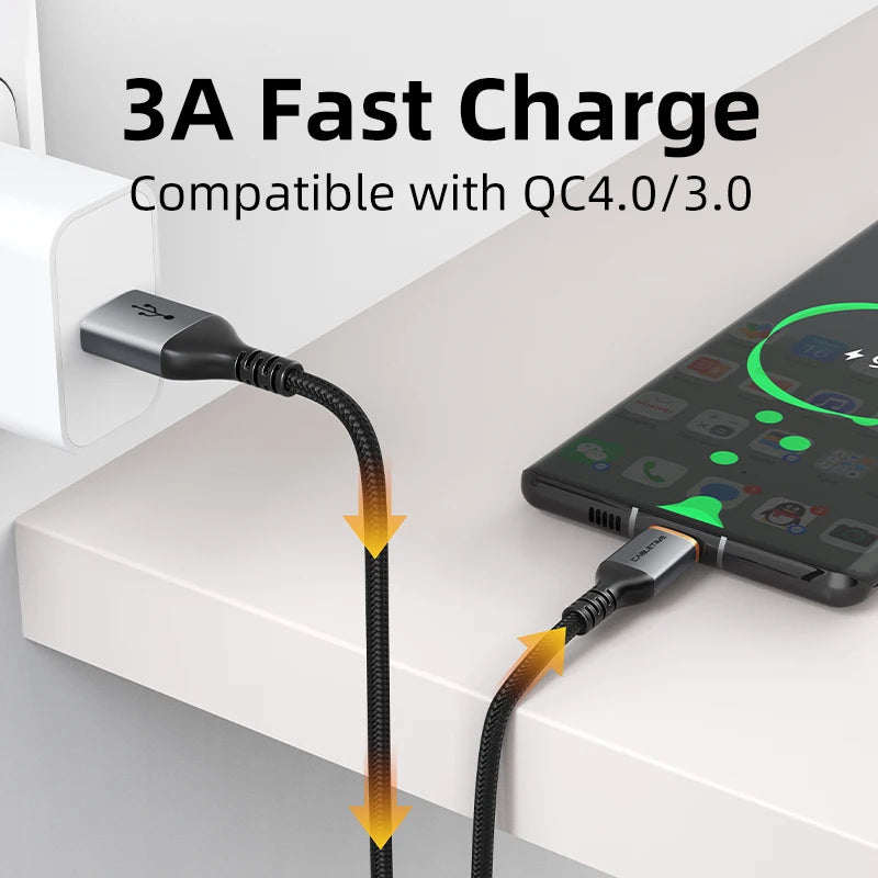 CABLETIME 5Gbps USB 3.0 USB-A to USB-C Cable