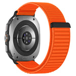 Elastic Nylon Velcro Watch Strap with Breathable Woven Design for Samsung Galaxy Watch 9