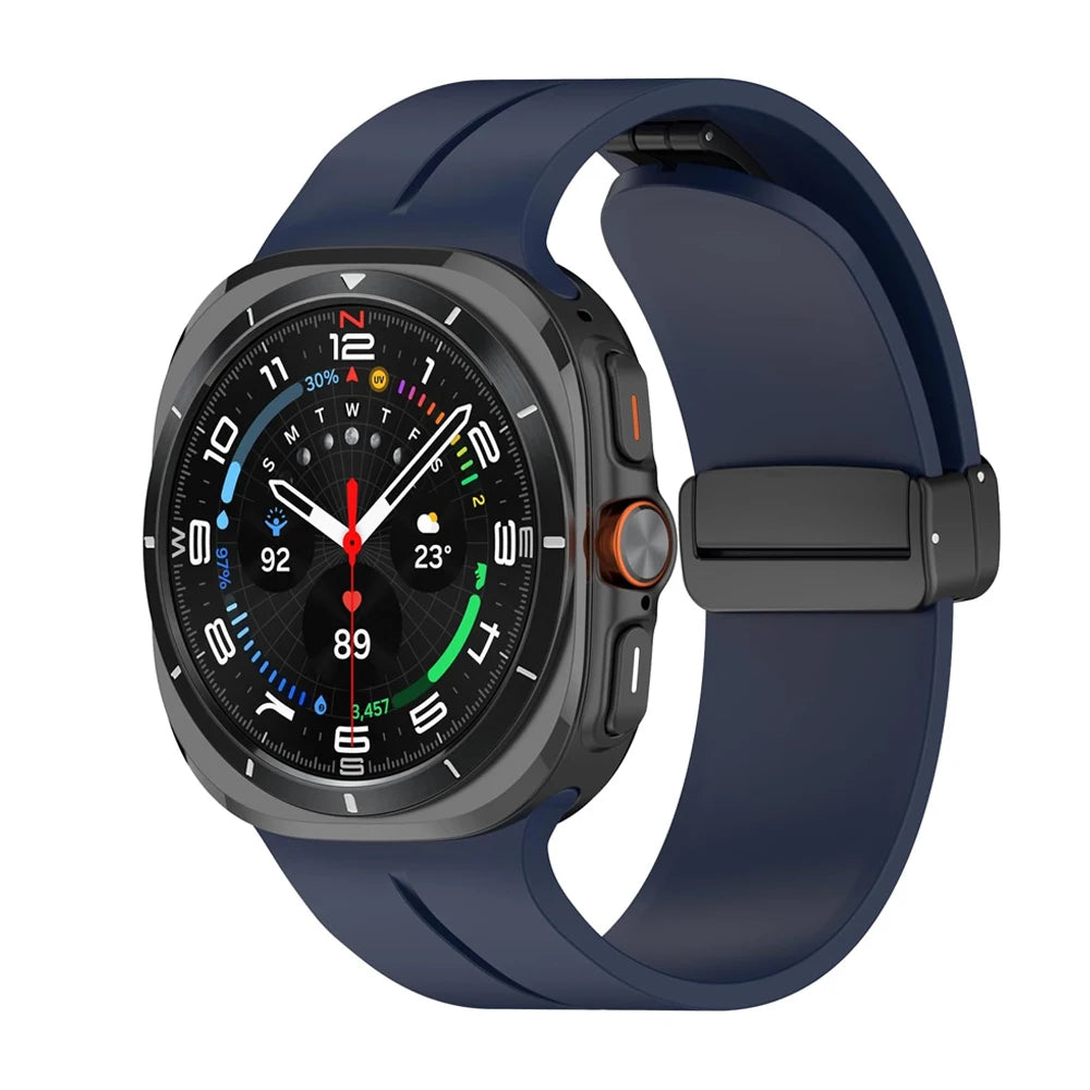 Silicone Magnetic Bracelet for Samsung Galaxy Watch Ultra and Samsung Galaxy Watch Ultra (2025)