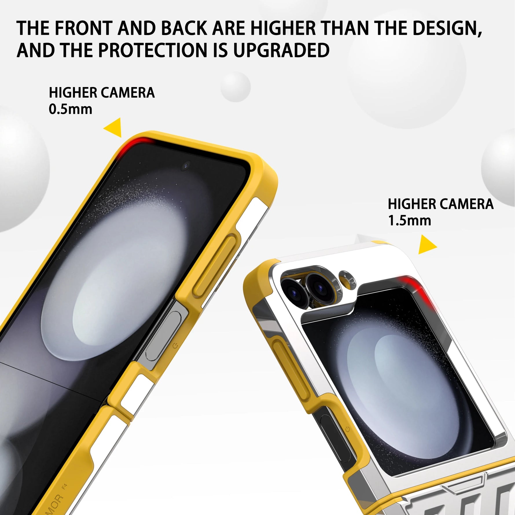 Premium Electroplated Hinge Protective Cover for Samsung Galaxy Z Flip 5