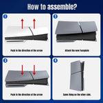 Limited Edition 30th Anniversary Premium ABS Hard Case with Logo & Sticker Panels for PlayStation 5 Slim