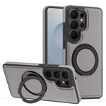 Samsung Galaxy S26 Series Leather Case with Rotating Ring Bracket