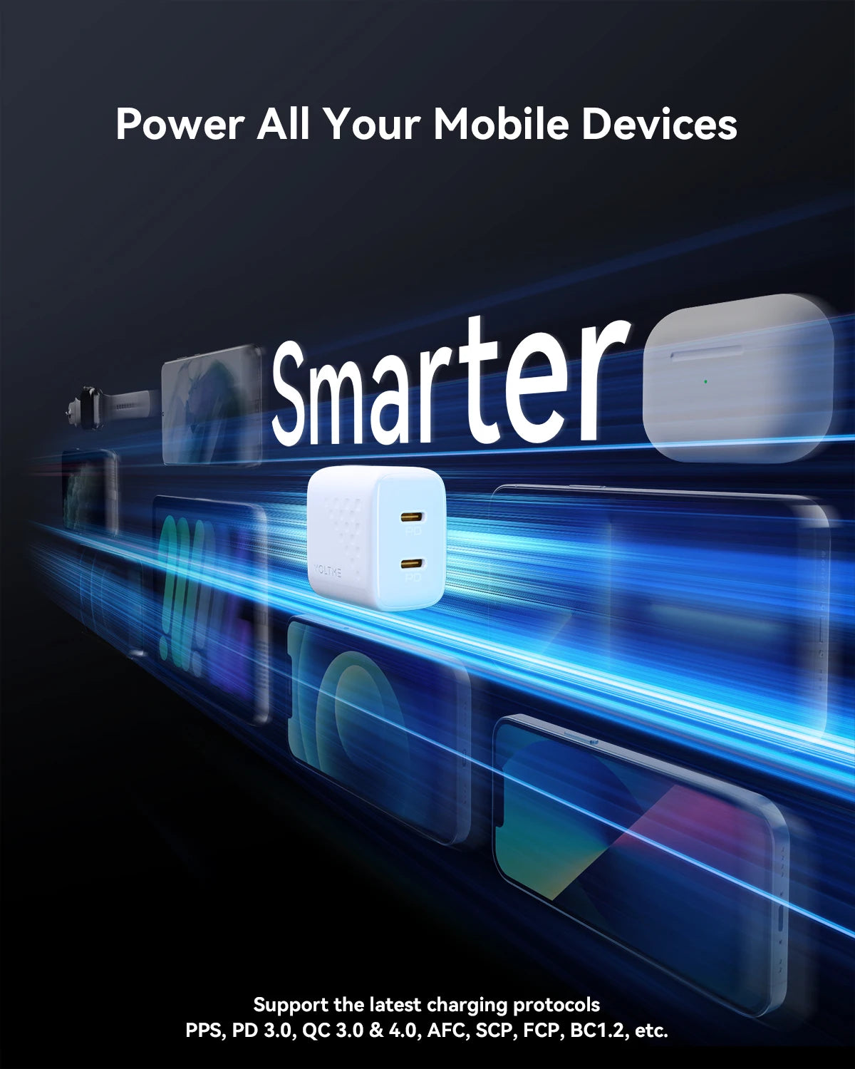 VOLTME 20W GaN USB Type-C Fast Charger
