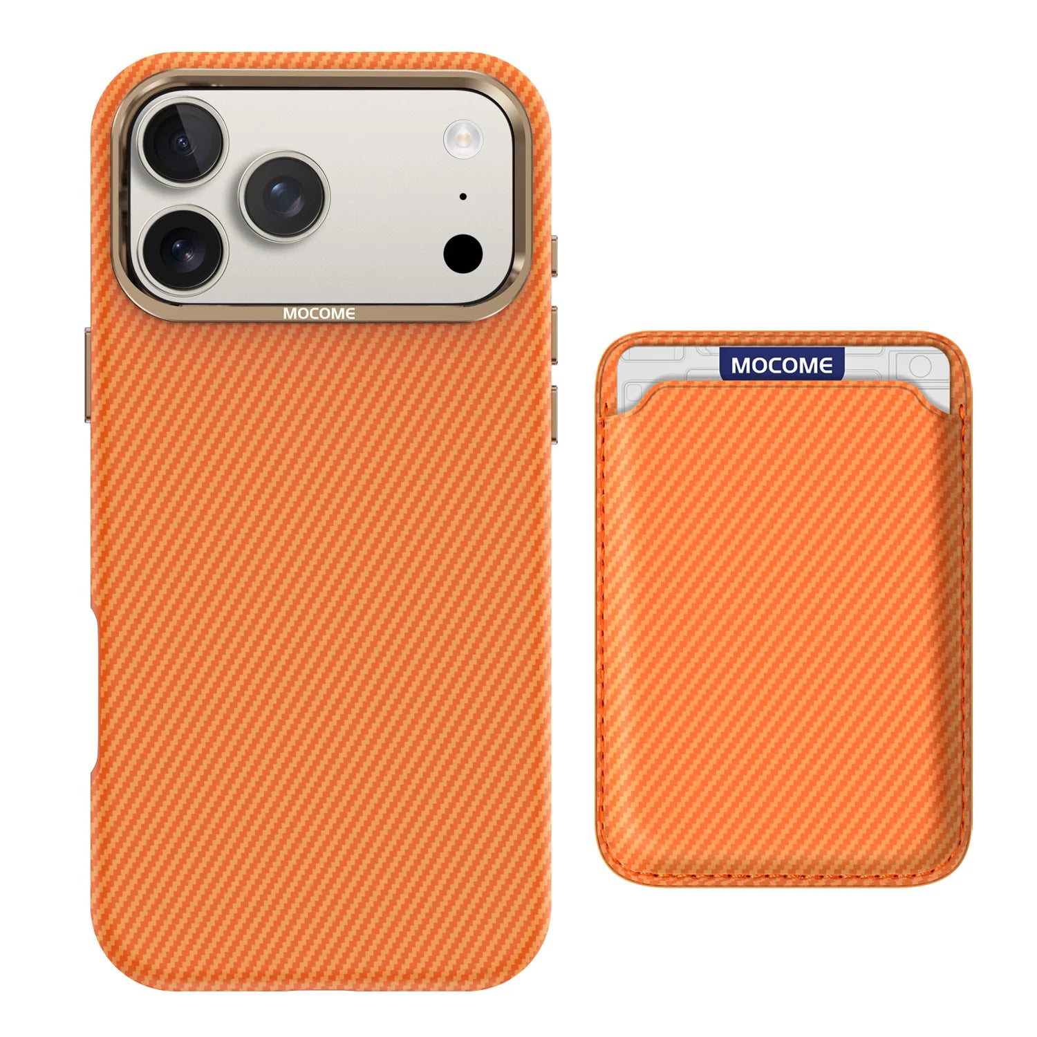 Slim Business MagSafe Case with Detachable Card Holder for iPhone 17 Series