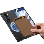 Samsung Galaxy Z Fold7 Magnetic Phone Case with Detachable Card Holder & Tempered Glass