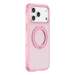 Matte Translucent Bumper Case with 360° Rotating MagSafe Ring Stand for iPhone 18 Series