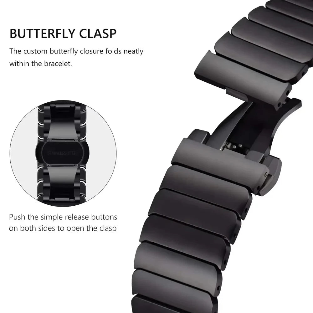 Luxury Stainless Steel Bracelet for Samsung Galaxy Watch Ultra and Samsung Galaxy Watch Ultra (2025)